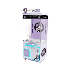 Simulateur de machine à poupées à grue en verre entièrement transparent - Product Image 1