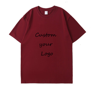 T-shirt personnalisé en coton 100 % de haute qualité, grande taille, impression numérique du logo, col rond, 2026 - Product Image 2