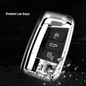 Funda Protectora de TPU de Lujo para Llave de Coche <span class=keywords><strong>Volkswagen</strong></span> Tiguan, Santana, Sagitar, Lavida, Bora, Polo, Golf 7, Tayron - Product Image 3
