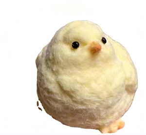 Juguete Antiestrés de Pollito Hecho a Mano, Divertido <span class=keywords><strong>y</strong></span> Suave, Similar al de Rednote - Product Image 5