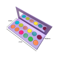 High Pigment Matte Shimmer Eyeshadow Palette Vegan Makeup Cosmetics Powder pour les tons de peau foncés
