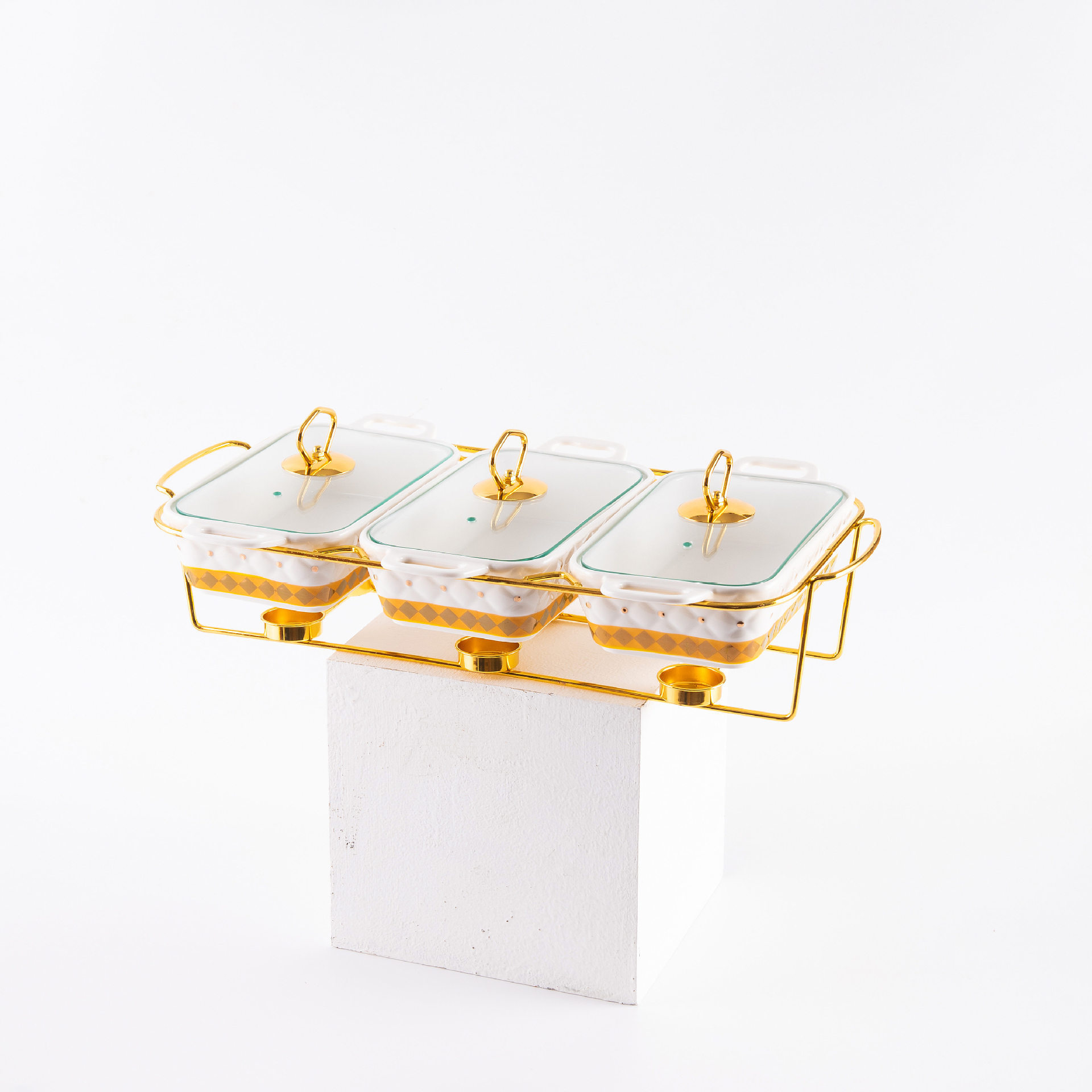 Gold point white