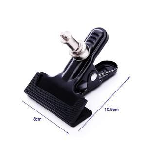 Metal <b>Clamp</b> Stand 1/4 Threaded Mount For Camera <b>Lighting</b> Background Support Studio Photography Accessory - Product Image 1