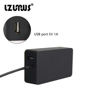 Adaptateur secteur 12V 3.58A 48W pour Microsoft <span class=keywords><strong>Surface</strong></span> <span class=keywords><strong>Pro</strong></span> 1/2/RT et <span class=keywords><strong>tablette</strong></span> PC Windows 8 10,1 pouces, certifié RoHS/CE/FCC - Product Image 2