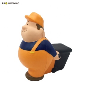 Promotional Toys PU Foam Anti Stress <b>Ball</b> Garbage Bert Shaped PU Stress <b>Ball</b> Toys - Product Image 3