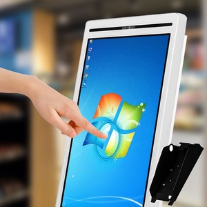 Factory Direct Sale New Design Wall Mounted Restaurant Self Order Payment Kiosk <b>With</b> Accept Cash Machine - Product Image 2