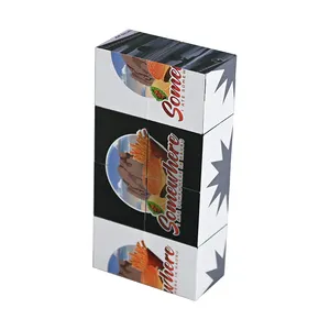 Custom Promotional 3d Folding Magnetic Magic Photo Cube Corporate Advertising Promotion Cube