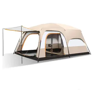 Tente de camping familiale de luxe 2 chambres Glamping à bas prix