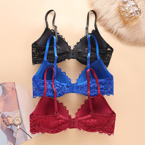 <span class=keywords><strong>Reggiseno</strong></span> Premium in Pizzo Stile Francese <span class=keywords><strong>con</strong></span> <span class=keywords><strong>Ferretto</strong></span> e Push-up, Lingerie Traspirante <span class=keywords><strong>con</strong></span> Motivi Floreali, Bralette di Alta Qualità per Donne - Product Image 2
