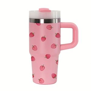 Vaso Térmico Personalizado de 14 oz con Asa, Mini Termo Infantil, Vasos Térmicos, Botella de Agua Infantil de Acero Inoxidable Libre de BPA - Product Image 1