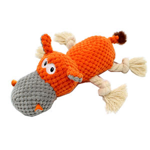 Sınır ötesi e-ticaret yeni ananas kadife Hippo mısır kadife <span class=keywords><strong>Pet</strong></span> peluş düğüm ses oyuncak - Product Image 6