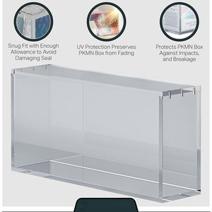 Boîte de présentation SPC en acrylique avec couvercle magnétique compatible avec les évolutions prismatiques. - Product Image 5