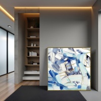 Impression sur toile de peinture à l'huile abstraite personnalisée en gros, imperméable, écologique, sans cadre, images murales pour la décoration du salon