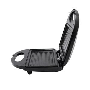 Mini Electric Waffle & Sandwich Maker Torradeira portátil Griddle para Perfeito Pequeno-almoço Sanduíches e Waffles