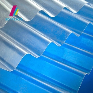 Feuille de toiture <span class=keywords><strong>en</strong></span> polycarbonate ondulé à bas prix d'usine, <span class=keywords><strong>rouleau</strong></span> de feuille de polycarbonate <span class=keywords><strong>transparente</strong></span> <span class=keywords><strong>ondulée</strong></span> - Product Image 4