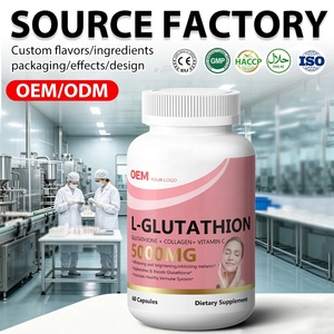 Capsules de L-Glutathion 5000 MG à Marque Blanche OEM, Collagène, Vitamine C, Éclaircissant Cutané, Antioxydant, Complément Beauté - Product Image 1