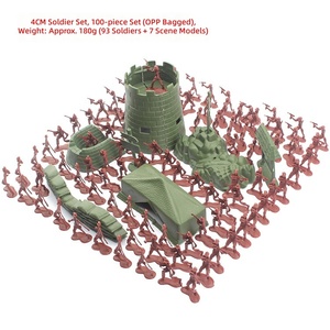 100 piezas/juegos de monedas de alta calidad de 4 centímetros de la Segunda Guerra Mundial de EE. UU. Set de Figuras de Acción de Soldados, Set de Juguetes para Niños - Product Image 3