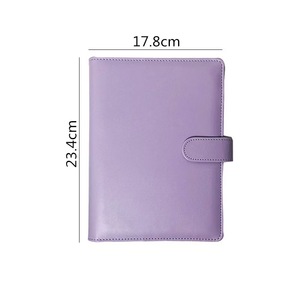 Carpeta Planificadora A5 de Hojas Sueltas con Cubierta Colorida Estilo Macaron y Organizador de <span class=keywords><strong>Agenda</strong></span> con Cierre - Product Image 3