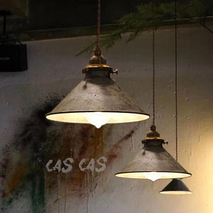 Industrial Style Pendant Light Round E26 LED Single Head Home Lighting for Restaurant Coffee Shop Bar Counter - Product Image 2