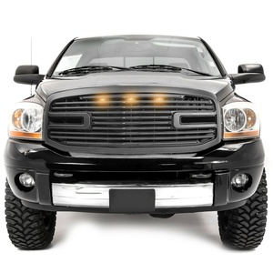 Grille + coque Big Horn II 3 LED noir mat emballée pour <span class=keywords><strong>Ram</strong></span> 1500 06-08, <span class=keywords><strong>Ram</strong></span> 2500 <span class=keywords><strong>3500</strong></span> 06-09 - Product Image 3