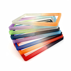 Cadre de protection antichoc en TPU personnalisé, style mode, pour cartes gradées, avec protection des bords arrière ouverts, pour cartes de crédit et photos de <span class=keywords><strong>passeport</strong></span>, vente en gros - Product Image 1