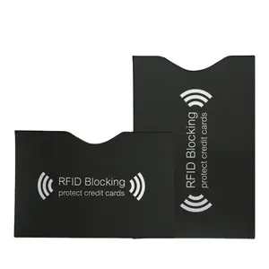 Slim Ontwerp Contactloze Nfc Debit Paspoort Credit Card Protector Rfid Blocking Card Mouwen