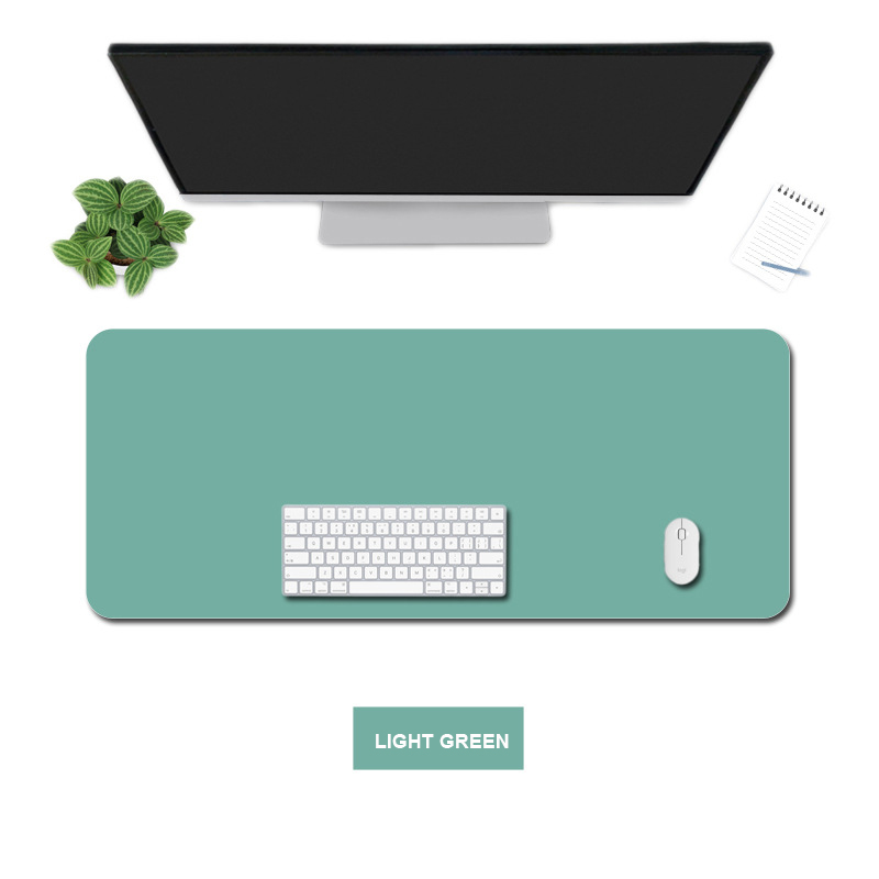 Нескользящий коврик для ноутбука, водонепроницаемый Настольный коврик для письма, водонепроницаемый коврик для мыши из искусственной кожи с витражом