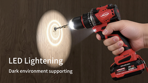 Kit de Perceuse à Percussion Sans Fil Brushless à Double Vitesse 60 Nm LDD09-P - Vente Directe Fabricant Chinois avec Support OEM - Product Image 5