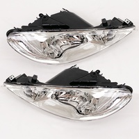 Phare avant en cristal haute performance avec jante pour Peugeot 206 T11 2006-2013 (R 087276 0872.76 L 087275 0872.75)