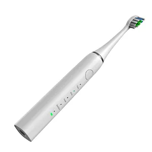 Shenzhen factory medium bristle electric toothbrush with food grade PP brush head with DuPont bristle