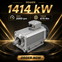 Moteur de broche haute performance, moteur AC 75KW 2000 tr/min, entraînement pour machine de fraisage industrielle