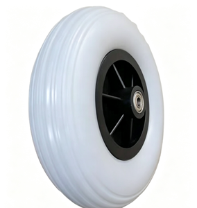 ล้อโฟม PU ขนาด 8 นิ้ว แบบไม่ต้องเติมลม ล้ออะไหล่ 8x2.50-4 ล้อแบบไม่รั่วซึม - Product Image 4