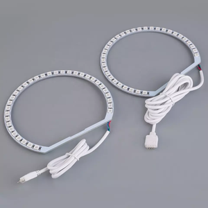 RGB <span class=keywords><strong>E36</strong></span> E46 E31 E39 131MM 146MM Halo Rings DRL fendinebbia Angel Eyes faro uso per <span class=keywords><strong>bmw</strong></span> e46 E90 angel eyes - Product Image 4