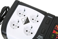 Mini stabilisateur de prise 220v ac, alimentation électrique, régulateur automatique de tension avec écran lcd