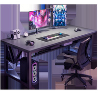Factory Wholesale Long Large Desktop Computer Gaming Desk Multi Size Double Person Big Gaming Table With Shelf