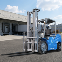 Pabrik Peralatan HVAC, Transportasi Pallet, Penggerak Magnet Permanen Liftron CPD40D 4000kg Forklift Listrik Lithium