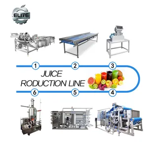 Complete fruit / apple juice making equipment machine production line price