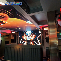 Pantalla LED de Pared Interior P2.5 con Soporte Rodante y Control Inalámbrico, Pantalla LED Programable para Ferias Comerciales y Eventos