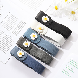 Directo de fábrica, sin costuras, elástico, versátil, invisible, ajustable, cinturón para jeans de hombre y mujer, sin necesidad de perforaciones, práctico. - Product Image 2