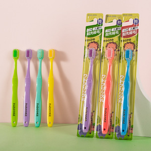 แปรงสีฟันเด็ก H-513 ขนแปรงนุ่มหัวกว้างสำหรับเด็กอายุ 3-12 ปีแปรงสีฟันแบบแมนนวล - Product Image 3