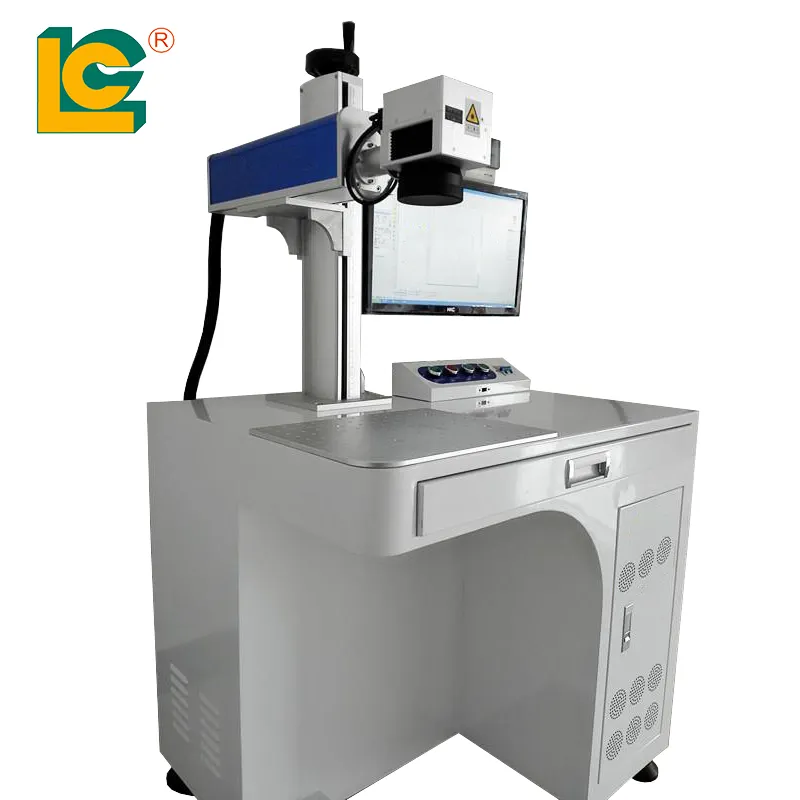 Lc ब्रांड uv फाइबर उत्पादन लाइन गैल्वो फाइबर लेजर प्रिंटर जो pvc p के लिए cnc उत्कीर्णन मशीन
