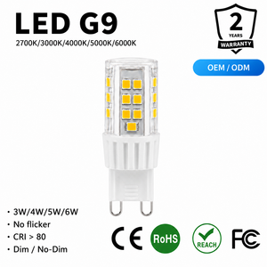 G9 LED <b>Bulb</b> 1.8W 150-180LM 2700K Warm <b>White</b> Bi-Pin Halogen Replacement for Chandelier Crystal Hotel Lighting - Product Image 1