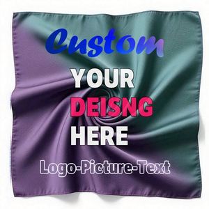 Pañuelo de Seda con Impresión Personalizada, Pañuelo de Seda para Mujer, Personalización de Pañuelos de Seda, Compra al por Mayor de Fábrica, Proveedor de Accesorios de Moda - Product Image 2