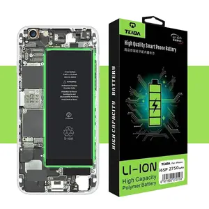 适用于iPhone 6SP电池的TLIDA电池高容量长寿命长使用时间容量为3000mah