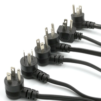 Cable de Alimentación de CA con Certificación UL, Estándar NEMA 1-15P de EE. UU. a IEC C5, para Computadora Portátil/Proyector/Impresora