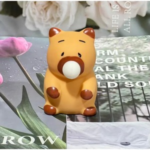 ของเล่นบีบคาปิบาร่า แก้เครียด เป่าฟองสบู่ ของเล่นสัตว์ บีบคลายความเครียด - Product Image 4