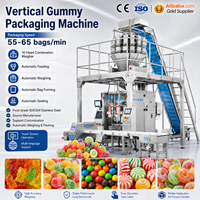 Machine d'emballage VFFS multifonctionnelle automatique pour bonbons gélifiés, pesage 200g 500g, directement de l'usine