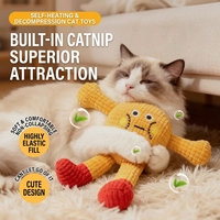 Jouet pour chat et chien en peluche, écologique, durable, design gaufré créatif, ludique, avec herbe à chat, pour le nettoyage des dents, sonore et amusant