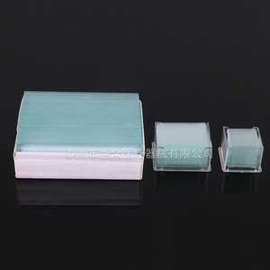 Huizhong <b>Microscope</b> Slides 25x76mm 1mm Thick Clear Glass Ground Edges Cover Glass 22x22mm For <b>Microscope</b> Use - Product Image 2