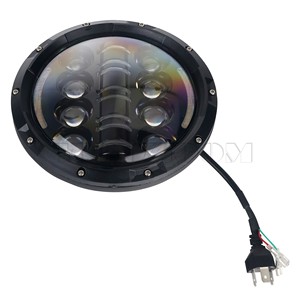 Faro LED Rotondo GOODZOOM da 7 Pollici, Luci Anteriori LED DRL con Fascio Alto/Basso, Luce Spot per Guida 6000K per Fuoristrada Wrangler - Product Image 4